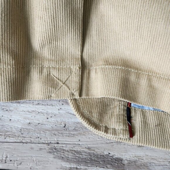 Izod Mens XL Corduroy Blazer Jacket Cedarwood Khaki Tan New With Tags - Picture 11 of 16